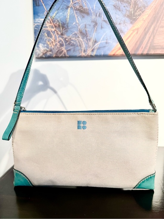 kate spade Handbags - NWOT Vintage Kate Spade NY Classic Canvas Mini Shoulder Bag Made in Italy 10x5.5